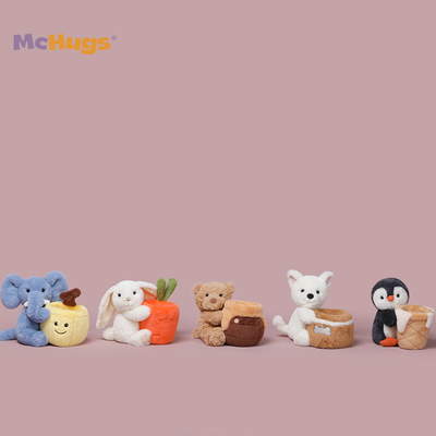 McHug笔筒系列玩偶公仔