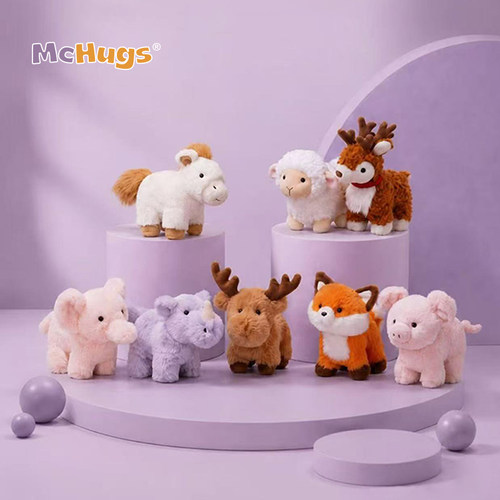 McHugs掌心系列动物毛绒玩具