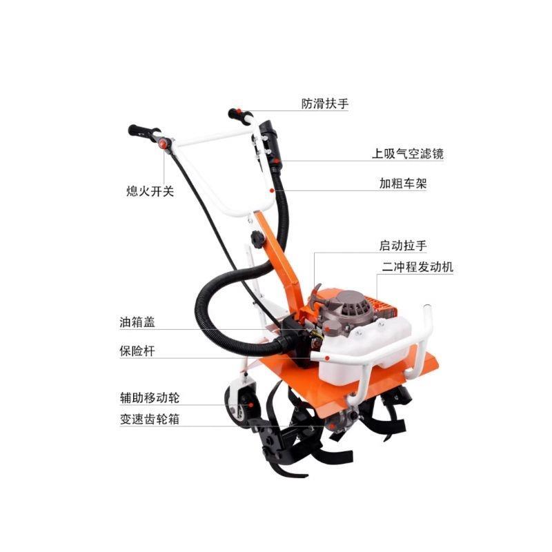 微耕机小型农用旋耕犁地耕地机开沟果园除草打田翻地松土神器老人