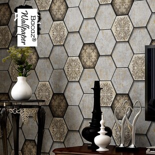 PVC 3dC for Vintage Rolls Washable wallpaper Quality Wall