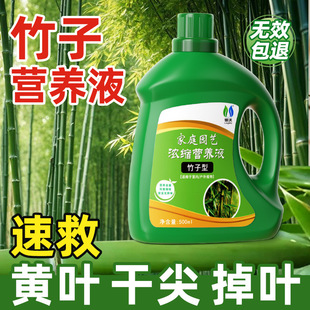 竹子营养液预防叶子发黄治黄叶掉叶干尖水培促芽生根专用肥料