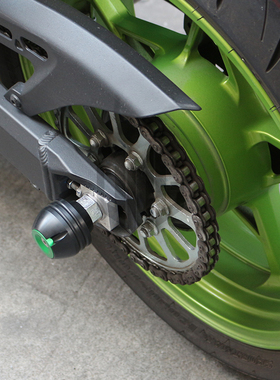 适用川崎Z900/SE/RnS Z800 Z650/RS Z750改装前后轮防摔球棒保护