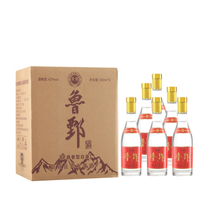 山东特产芝麻香型白酒42度500ml*6瓶鲁鄄酒整箱菏泽家乡酒简装