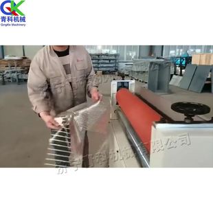 新立式 纸板滚筒压平机全自动铜箔铝箔展平机械工业纸张背压平设厂
