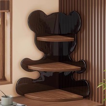 桌面转角置物架玄关杯架水杯收纳厨房餐桌梳妆台面多层化妆台小型
