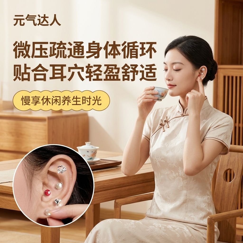 元气达人耳豆穴位贴微压