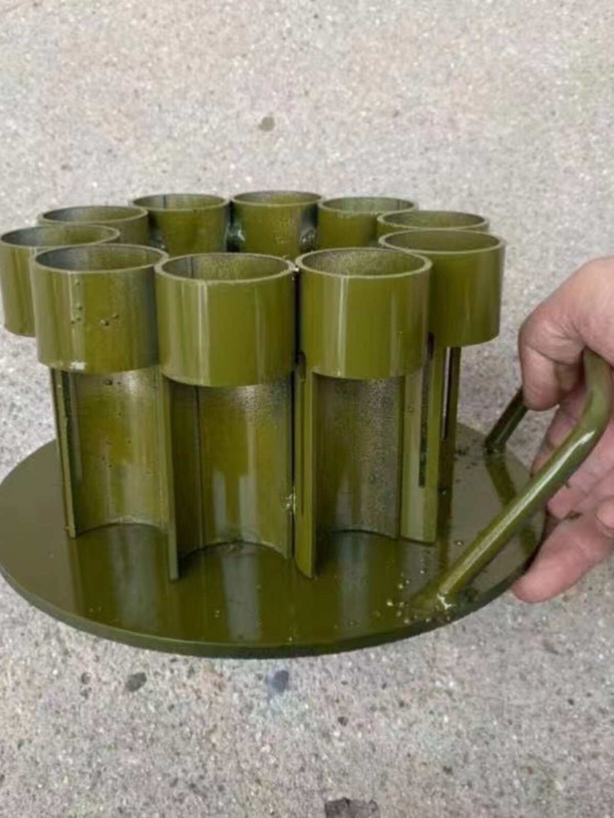 放炮神器二踢脚发射器二踢脚架子防串火放二台脚双响炮十连发架