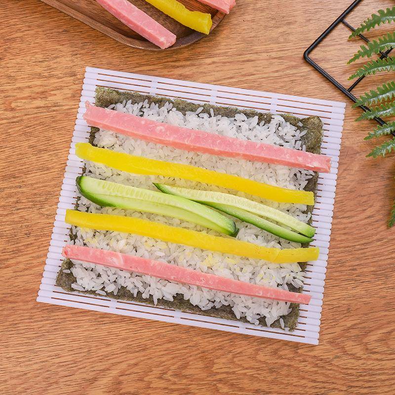寿司卷寿司工具套装塑料帘紫菜包饭帘子海苔塑料寿司卷模具