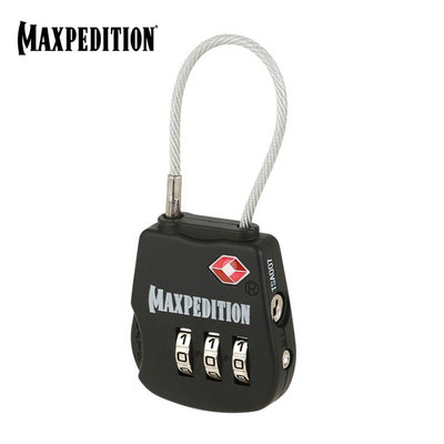 美国Maxpedition 美马背包密码锁 旅行拉杆箱防盗迷你挂锁 海关锁
