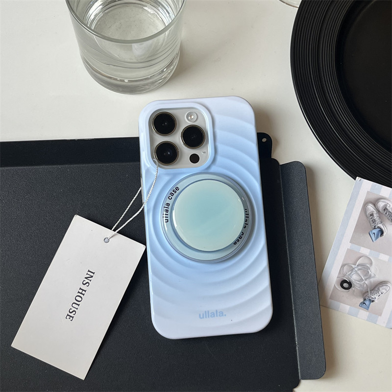 IPHONE15PROMAX 휴대폰 케이스에 적합한 새로운 단색 그라데이션 웨이브 14 APPLE 13 낙하 방지 소프트 남성 및 여성 12