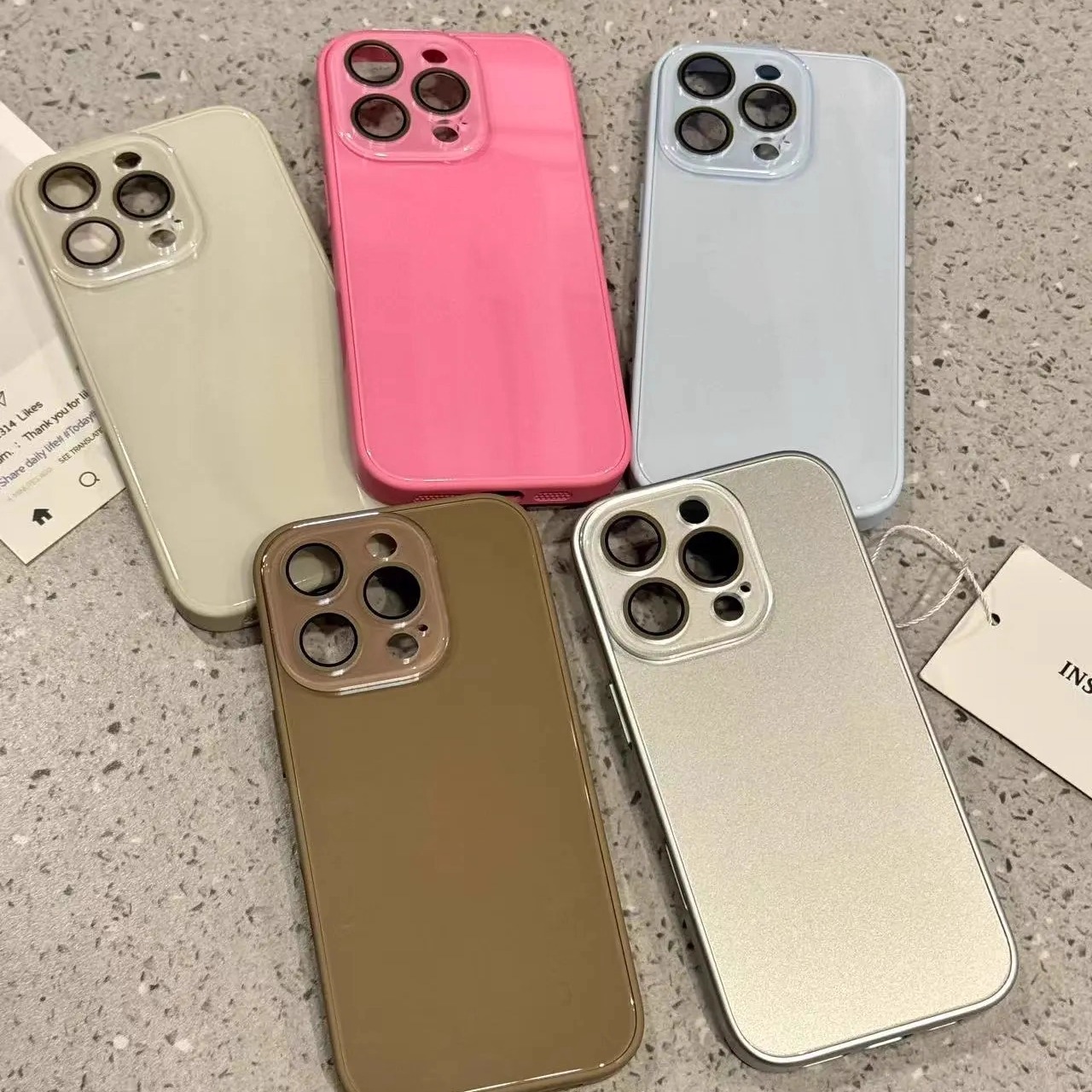 新款高级感极简纯色适用iPhone17ProMax手机壳16苹果15防摔软男女