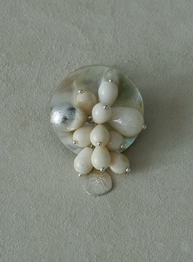 欧美风小众设计天然石葡萄吊坠