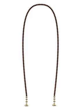 法式优雅虎眼石天然石串珠项链