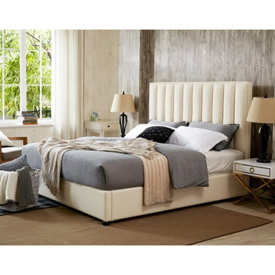 现代简约皮软包床美式轻奢双人床主卧婚床1.8-1.5小户型皮床靠背