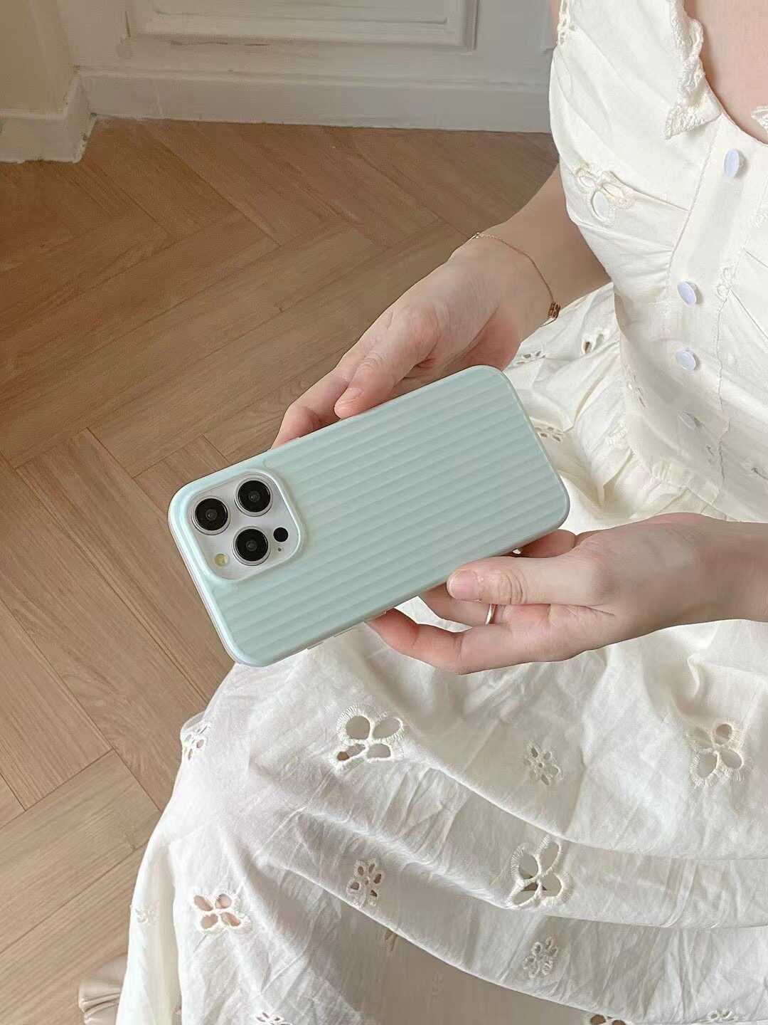 APPLE 15 PROMAX 한국 스타일 IPHONE 14 NEW 13 가을 방지에 적합한 도파민 광택 가방 휴대 전화 케이스