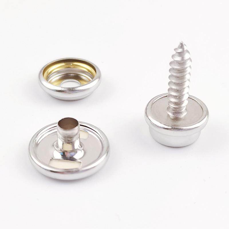 跨境50套不锈钢螺丝大白扣套装 201铜金属四合扣篷布固定按扣,纺织面料/辅料/配套,服装纽扣,淘宝优惠券,粉丝福利购,淘宝优惠卷