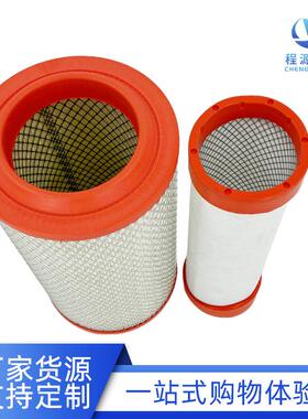 K2040PU通孔空气滤芯重汽王牌豪曼H3W34南骏货车757B777农用4108