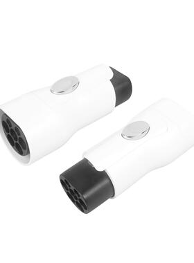 交流欧标转国标转换头Type2toGB/T随车充适配器带锁扣插头