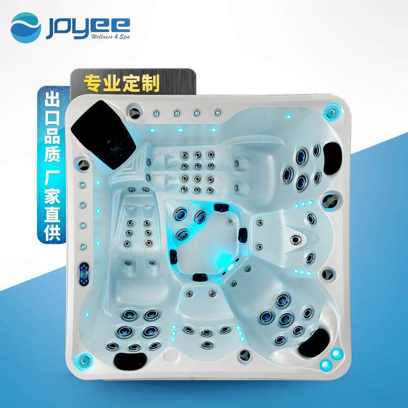 JOYEE新款花园别墅冲浪按摩浴缸Balboa控制系统恒温户外大池SPA