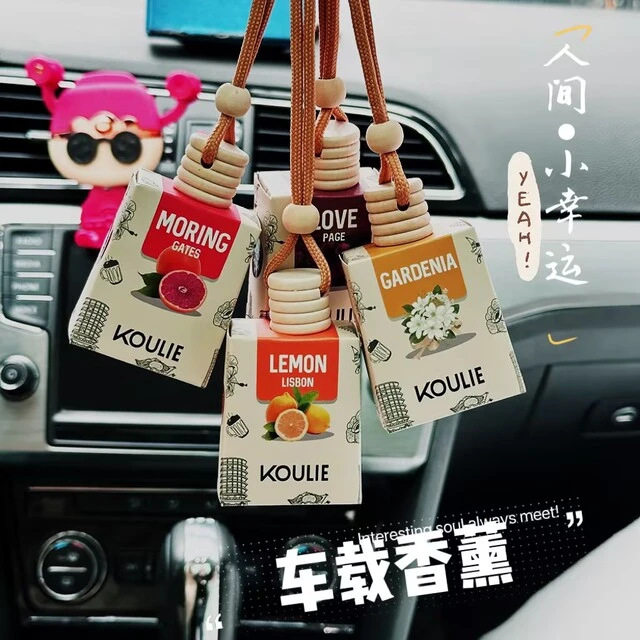 车载香薰挂件空气清香水持久留香香氛摆件精美家居摆件无火香薰新