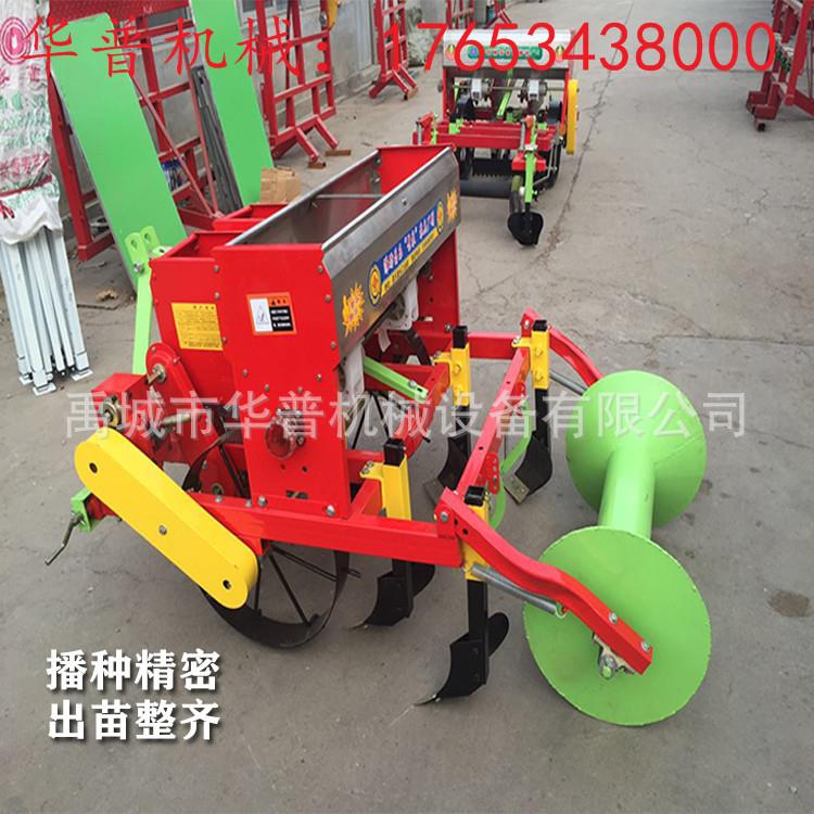 四轮行带行 4 6行1PL-2花生种机精播机 花生施肥起播垄覆膜种2植