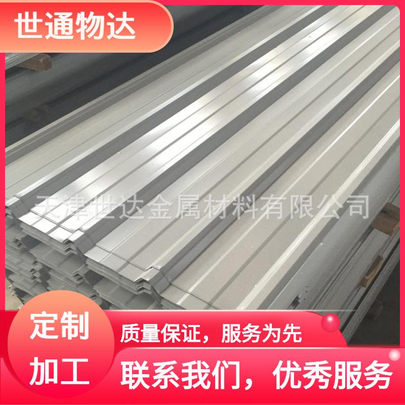 天津YX25-287-860型镀锌瓦楞板厂家 彩涂镀铝锌屋面板压型彩钢瓦