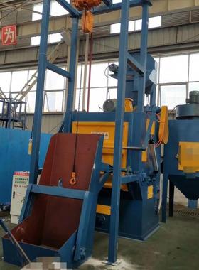 全自动履带式抛丸清理机 Q321020上卸料输送履带式抛丸环保节能机