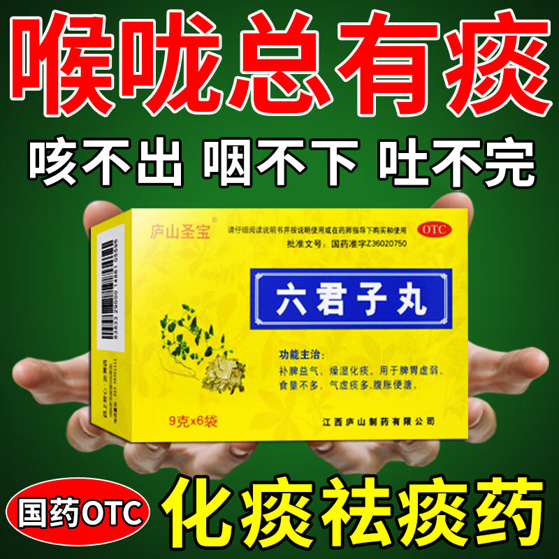 【庐山圣宝】六君子丸9g*6袋/盒