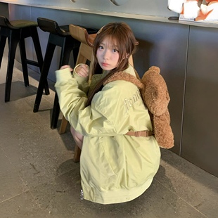 棒球服女2024新款初秋季韩系小众穿搭宽松百搭学生刺绣外套小个子
