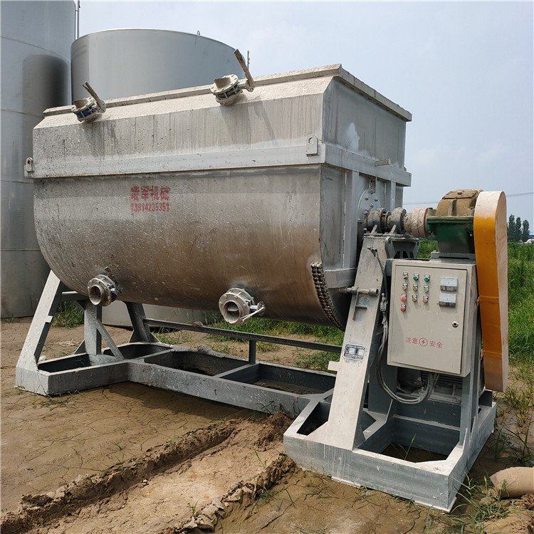 二手卧式不锈钢真石漆搅拌机 3吨真石漆混合机 卧式双螺带混合机,五金/工具,拌料机,淘宝优惠券,粉丝福利购,淘宝优惠卷