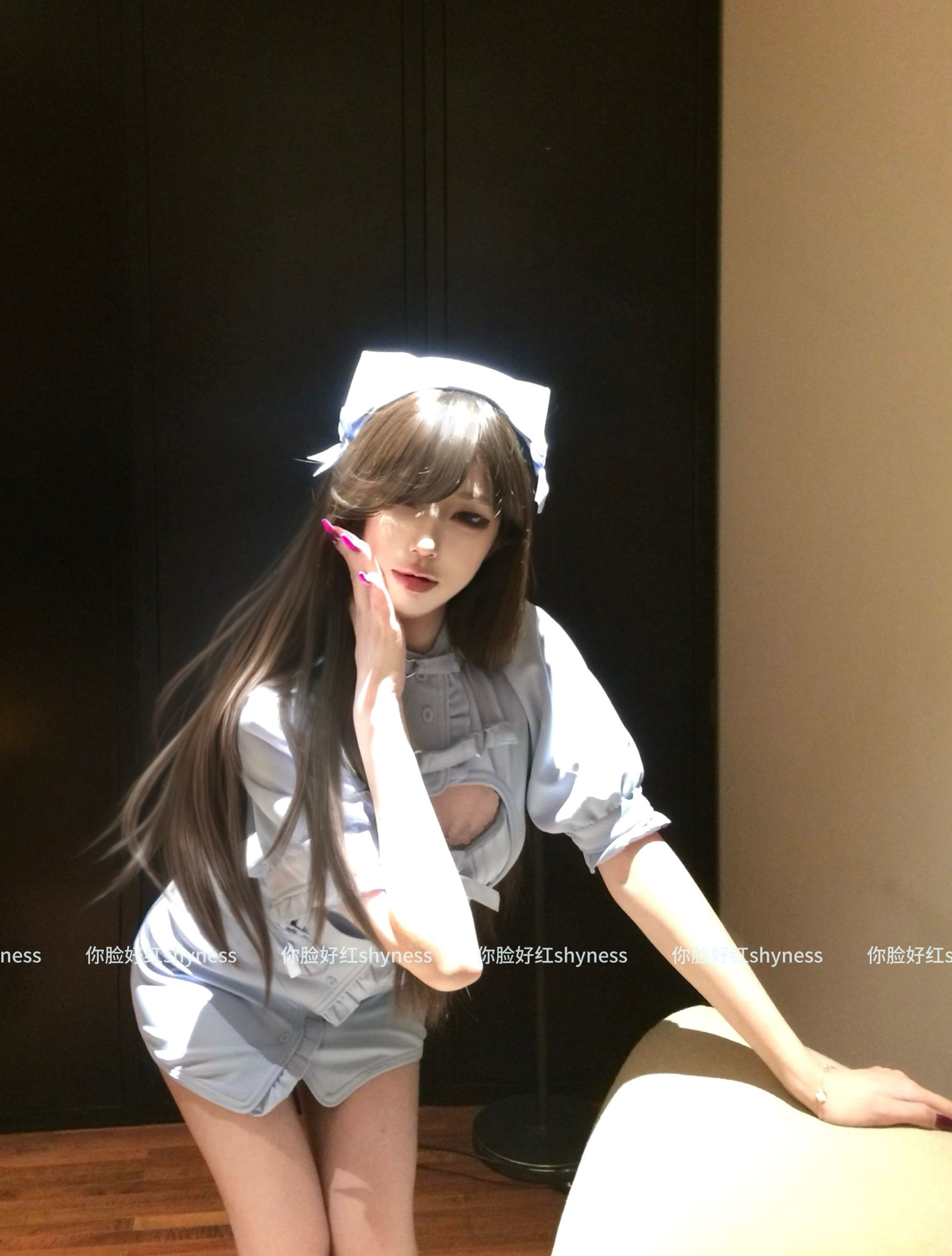 【售磬展示】你脸好红shyness-天使护士-桃心护士cosplay性感制服