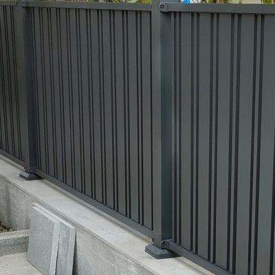 铝艺新款围栏护栏别墅大门花园欧式围墙栅栏护栏庭院栏杆户外定u.
