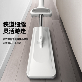 免手洗平板家用懒人干湿两用2020拖地神器一拖净拖布 拖把2021新款