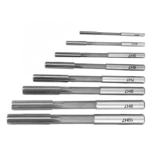 Speed 8Pcs High StrRaight Shank Accuracy Reamer Steel