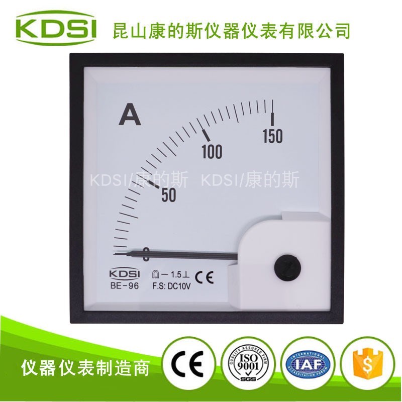 指针式直流安培表BE-96 DC10V150A变频器输出端直接测量电流