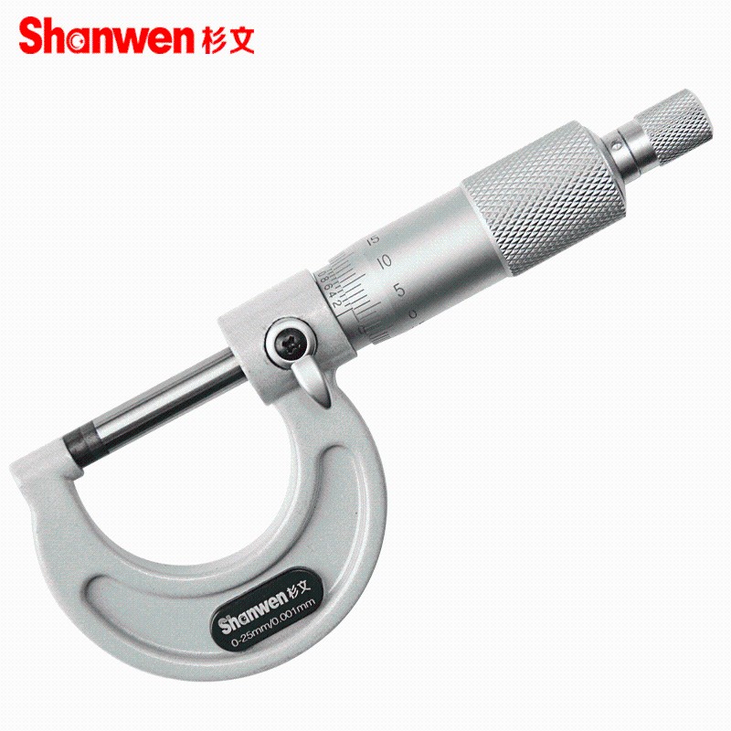 外径千分尺高精度测微器微米0-25-50-75-100mm钢管测微螺旋机械