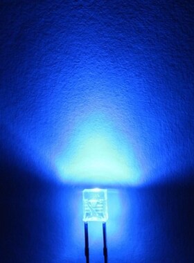 2*3*4mm 长脚方块形 发光二极管 雾状蓝光蓝色 光立方 LED灯珠