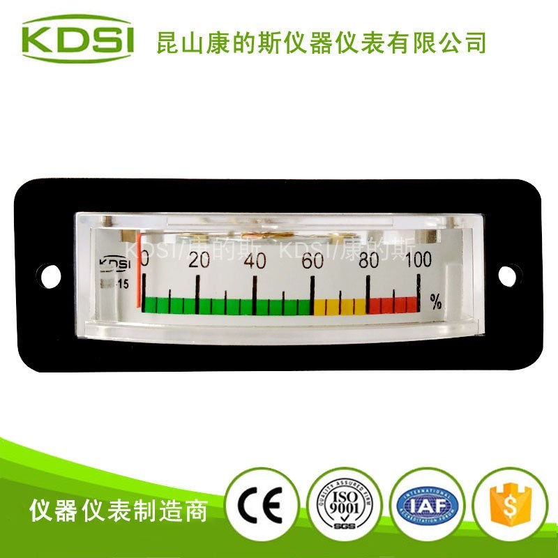 KDSI厂家供应 指针槽型负载表BP-15 0-100彩色主轴负载表 CE认证