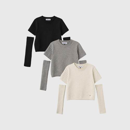 23AW美式复古短款毛衣