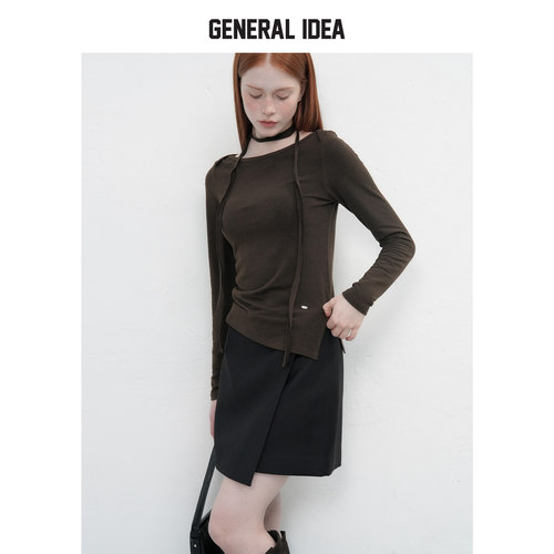 【草莓粉丝专享】GENERAL IDEA 韩国正品修身西装短裙女通勤A字半