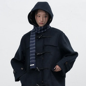 现 GENERAL IDEA拼色条纹针织长条小围巾春秋冬季 韩版 复古围脖