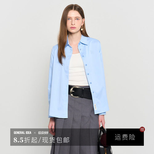 【折扣】GENERAL IDEA 韩国正品搭刺绣衬衫3501