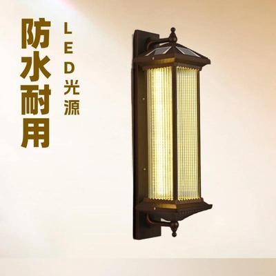 工厂直销简约太阳能壁灯接电两用别墅庭院户外景观灯围墙装饰灯