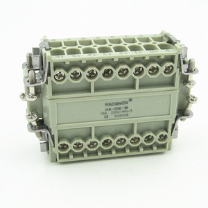 HAOGNCN HDC-HA-016M/F重载连接器热流道插件 16芯16A螺钉型