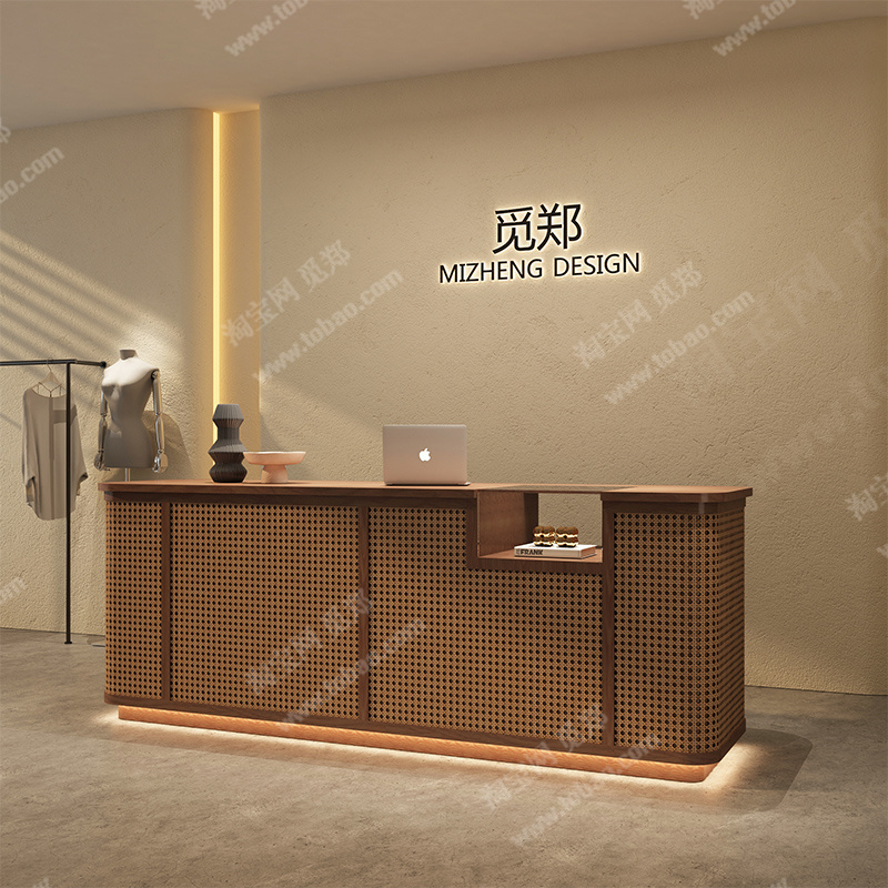 郑氏简约现代纤维板整装吧台