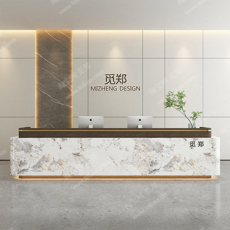 郑氏简约现代纤维板整装吧台图片