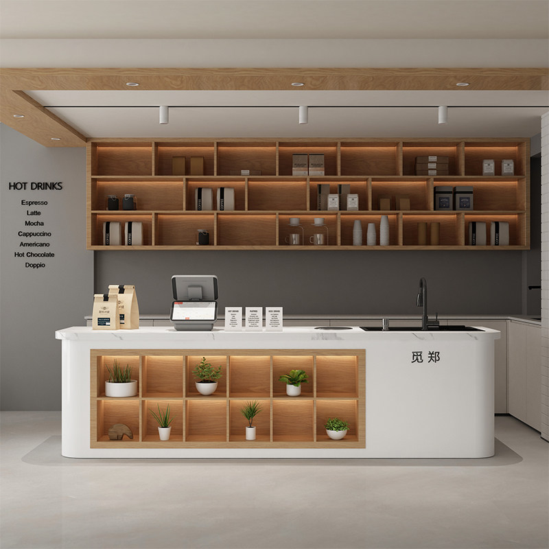 华鑫简约现代纤维板吧台