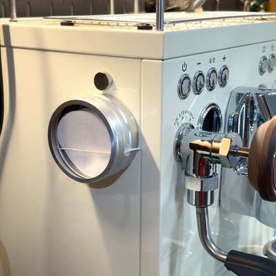 咖啡滤纸收纳盒磁吸防尘放过滤纸58mm51圆形器具咖啡机壁挂储存盒