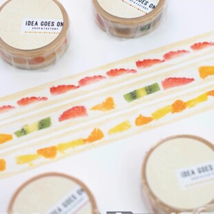 分装胶带 超美 日本IDEA GOES ON 草莓沙拉水果纸胶带 mt承制
