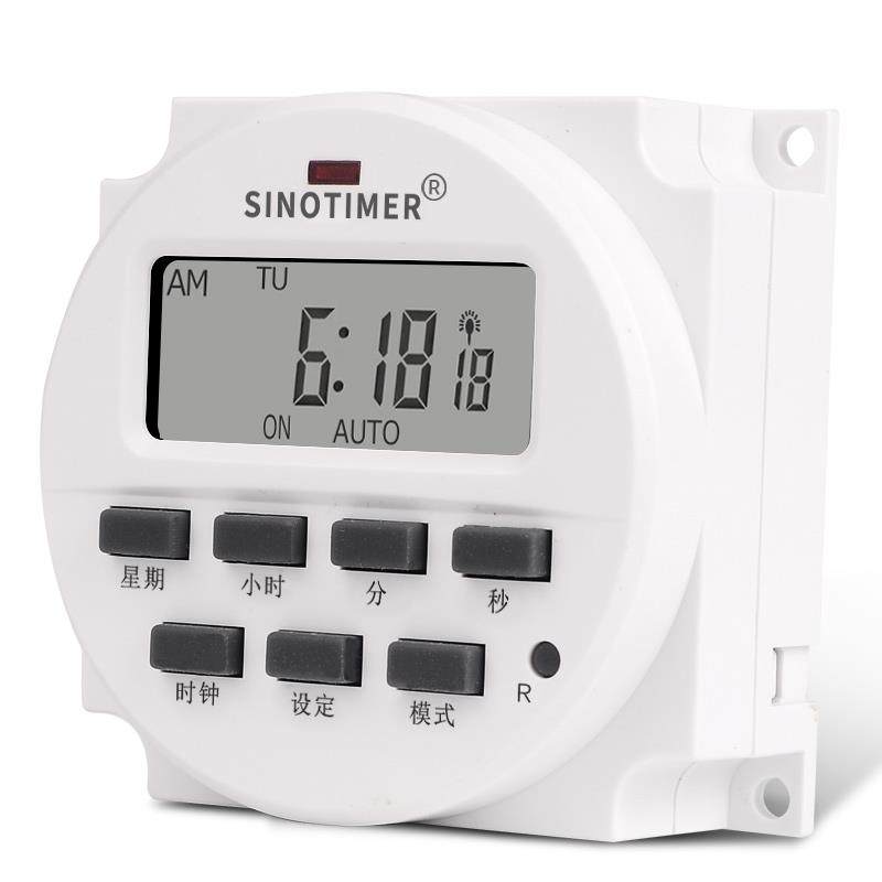 倒计时时间控制开关220V全自动定时开关5V 12V路灯时间控制器精确